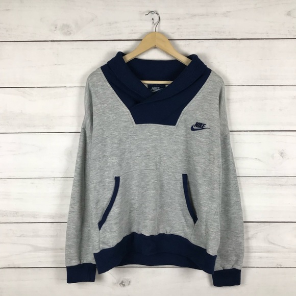 Vintage 1980s Nike Swoosh Sweatshirt - Picture 1 of 5